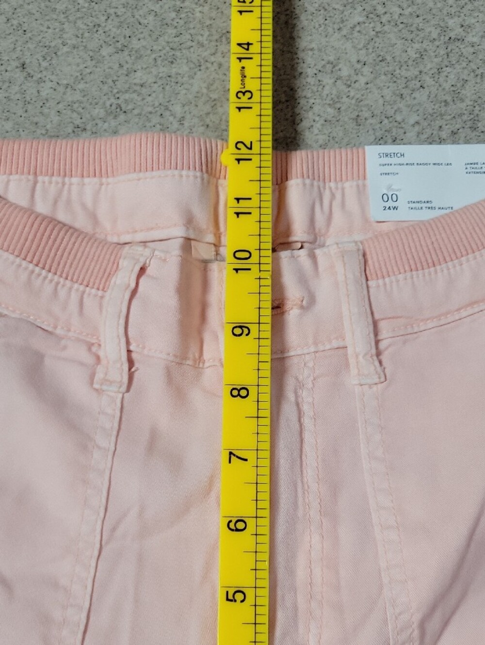 American Eagle Super High Rise Baggy Wide Leg Cargo Lyocell Stretch Size 24 - Picture 9 of 12
